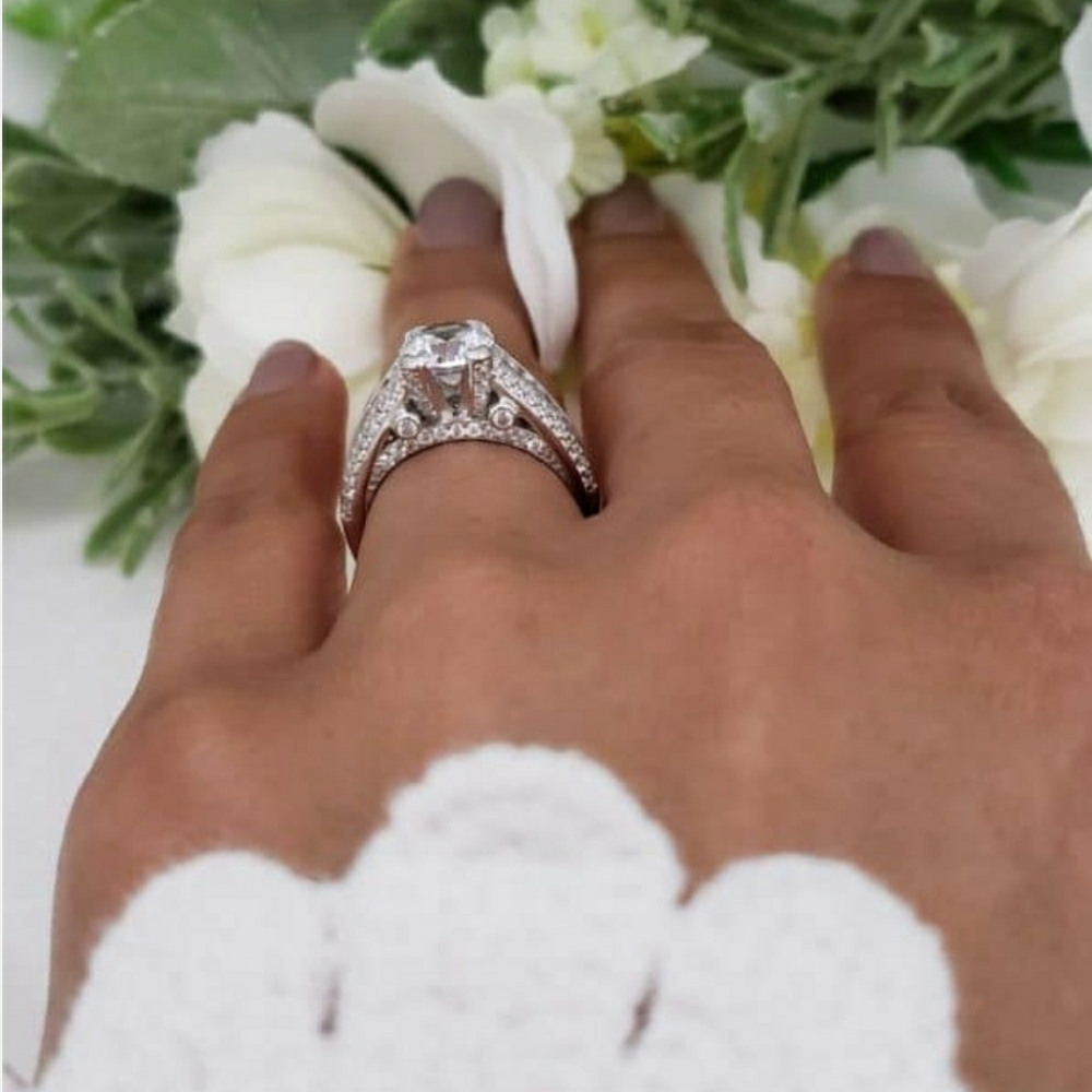 😍 ESTINE ENGAGEMENT RING - Picture 4 of 4